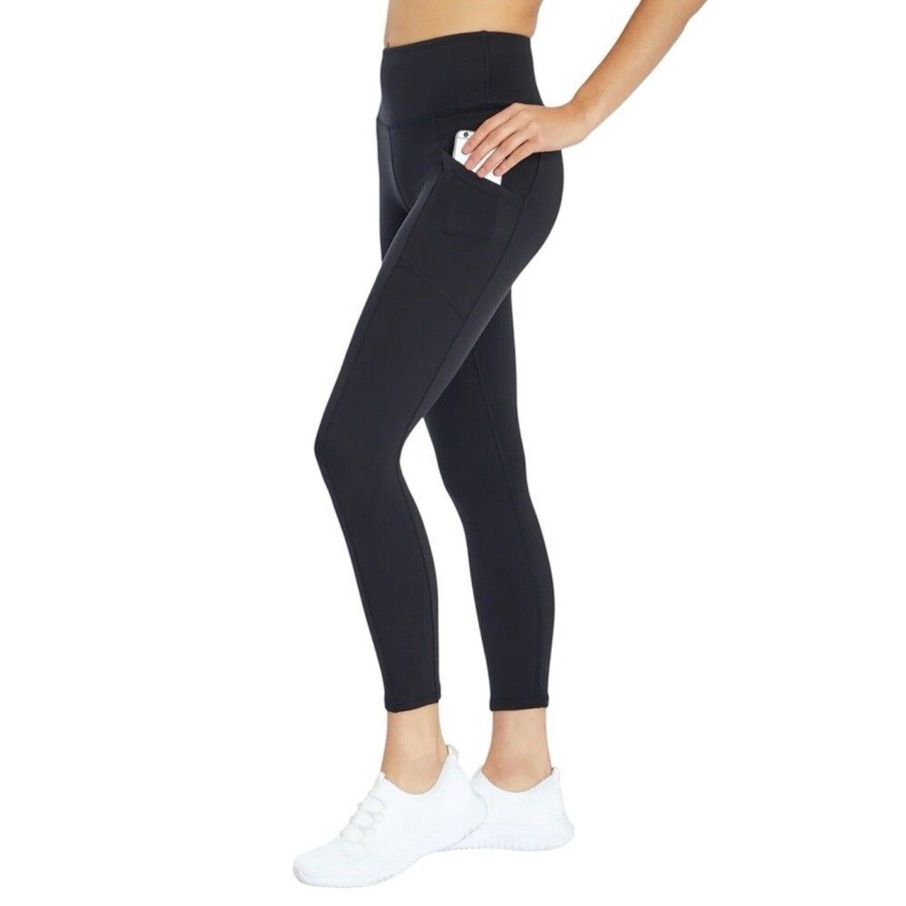 Balance Collection Black Eclipse Side Pocket Ankle Legging (Size M)